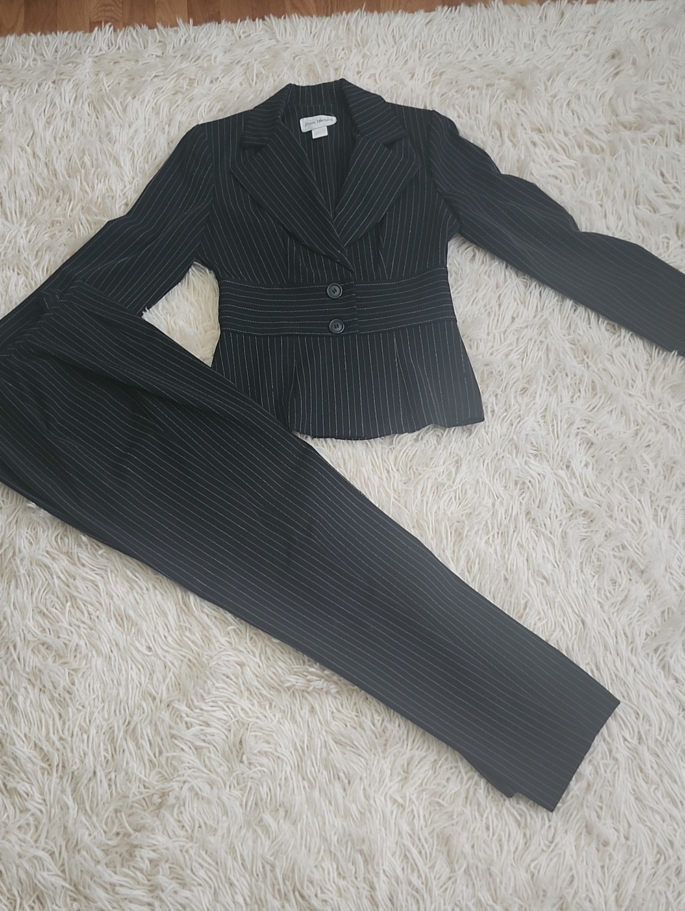 Black Pin Stripe Suite